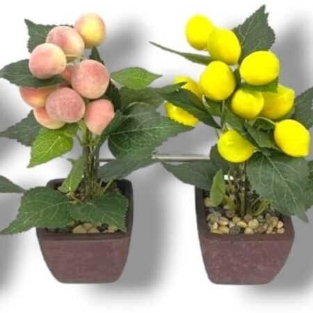 Emirates Living Artificial Tree Realistic Plants Fake Decorative Trees Faux Potted Modern Tree with Lifelike Leaves and Branches in Nursery Pot for Home Office (AP-80191-1)