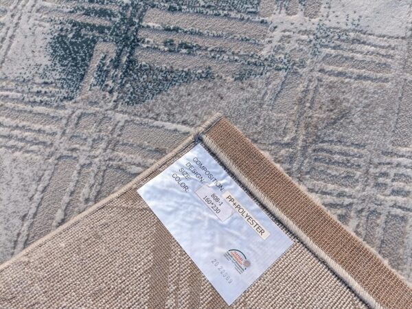 Emirates Living Carpet – Plush, Non-Slip Indoor Rug for Living Room, Bedroom & Kids’ Spaces | Elegant Home Décor Accent – Model 808-1 (200x300cm) - Image 4