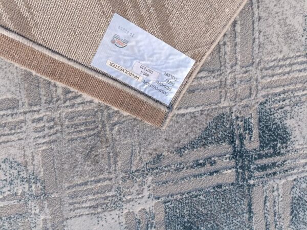 Emirates Living Carpet – Plush, Non-Slip Indoor Rug for Living Room, Bedroom & Kids’ Spaces | Elegant Home Décor Accent – Model 808-1 (200x300cm) - Image 5