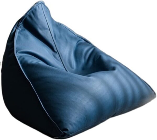 EMIRATES LIVING Couches for Living Room Lazy Sofa Balcony Lying Leather Single Chair Bedroom Living Room Study Leisure Soft and Comfortable Single Lounger Chair (BLUE)