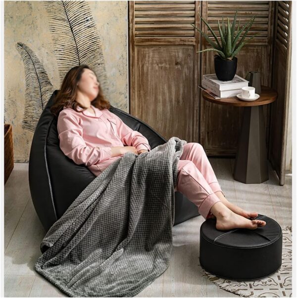 EMIRATES LIVING Couches for Living Room Lazy Sofa Balcony Lying Leather Single Chair Bedroom Living Room Study Leisure Soft and Comfortable Single Lounger Chair (PINK) - Image 13