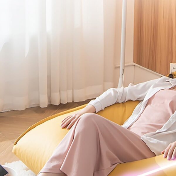 EMIRATES LIVING Couches for Living Room Lazy Sofa Balcony Lying Leather Single Chair Bedroom Living Room Study Leisure Soft and Comfortable Single Lounger Chair (YELLOW) - Image 8
