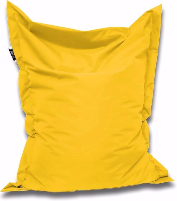 EMIRATES LIVING Multifunctional lounge Bean bag, Suitable for indoor and outdoor use, Water- and dirt repellent, 100% salutation Dyed acrylic (YELLOW)