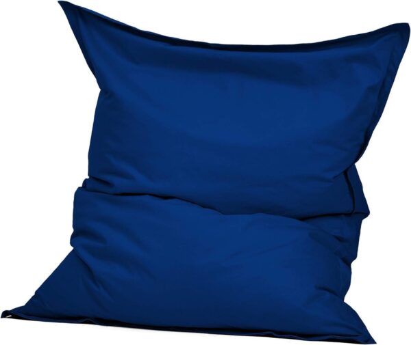 EMIRATES LIVING Multifunctional lounge Bean bag, Suitable for indoor and outdoor use, Water- and dirt repellent, 100% salutation Dyed acrylic (BLUE) - Image 3