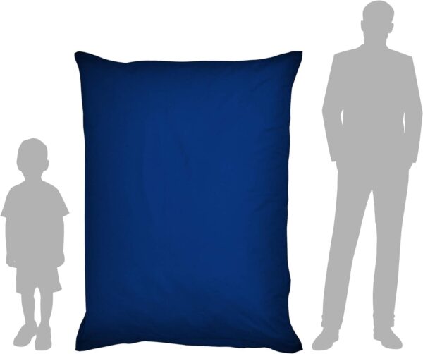EMIRATES LIVING Multifunctional lounge Bean bag, Suitable for indoor and outdoor use, Water- and dirt repellent, 100% salutation Dyed acrylic (BLUE) - Image 4
