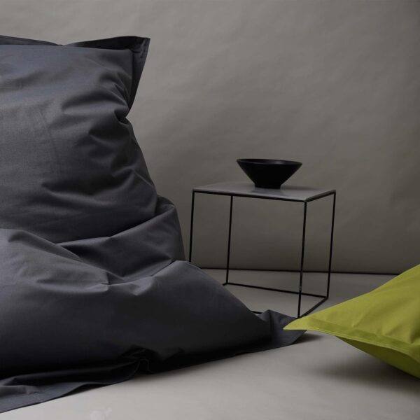 EMIRATES LIVING Multifunctional lounge Bean bag, Suitable for indoor and outdoor use, Water- and dirt repellent, 100% salutation Dyed acrylic (LIGHT GRAY) - Image 2