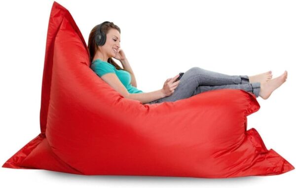 EMIRATES LIVING Multifunctional lounge Bean bag, Suitable for indoor and outdoor use, Water- and dirt repellent, 100% salutation Dyed acrylic (GREEN) - Image 5