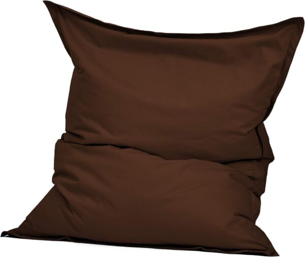 EMIRATES LIVING Multifunctional lounge Bean bag, Suitable for indoor and outdoor use, Water- and dirt repellent, 100% salutation Dyed acrylic (BROWN)