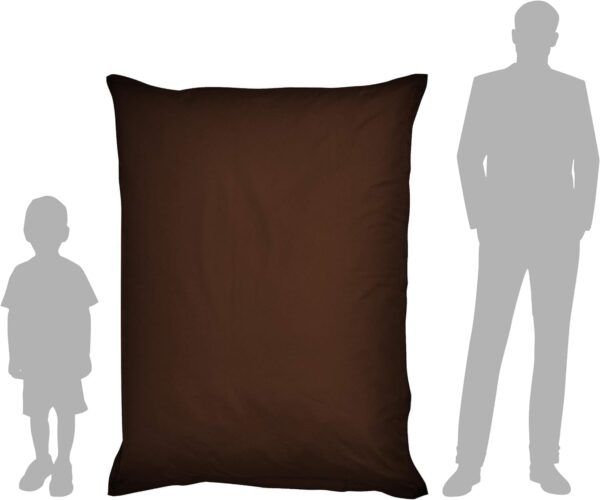 EMIRATES LIVING Multifunctional lounge Bean bag, Suitable for indoor and outdoor use, Water- and dirt repellent, 100% salutation Dyed acrylic (BROWN) - Image 3