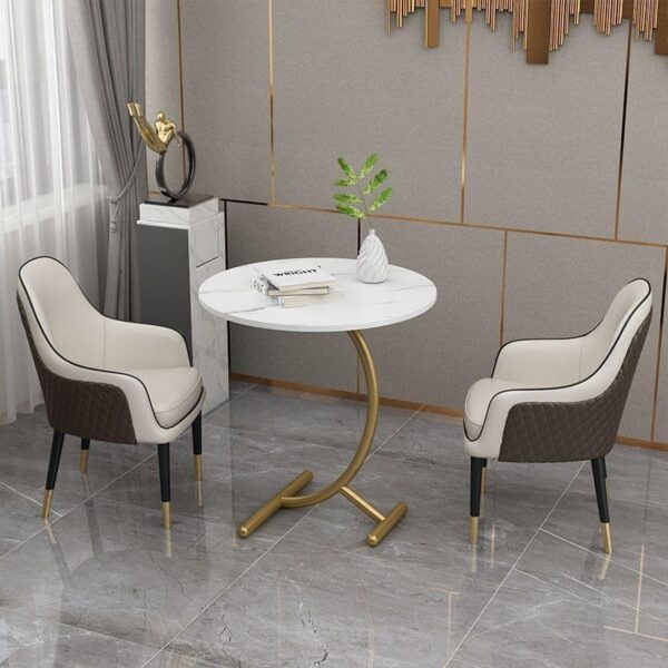 Emirates Living Nordic Table Living Sofa Corner Box Stainless Steel Creative Table Small Glass Round Table