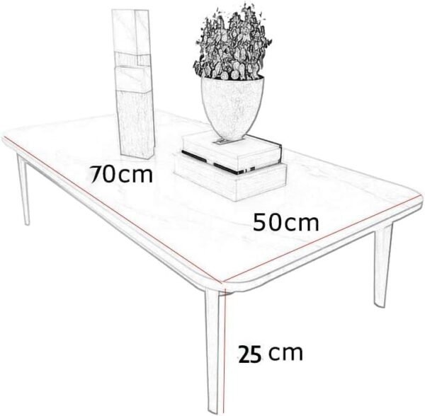 Emirates Living Compact and Convenient Folding Table for Space-Saving Solutions: Perfect for Home, Office, and Outdoor Use - Image 3