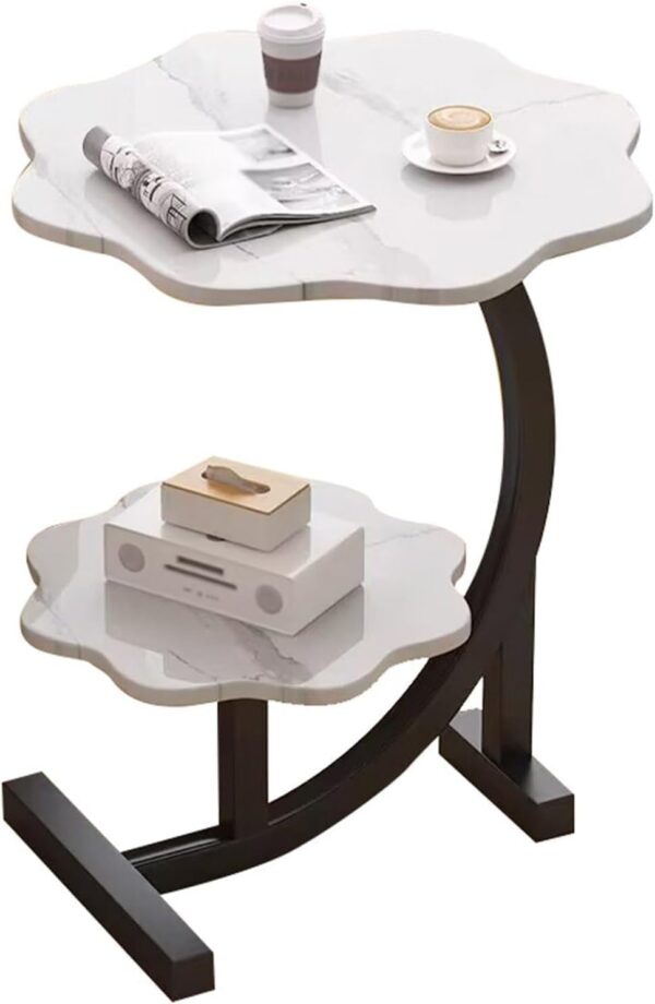 Emirates Living Wooden Concrete Coffee Table Nordic Modern Vintage Flower Shape Coffee NEW Table Brown Coffee Tables for Home