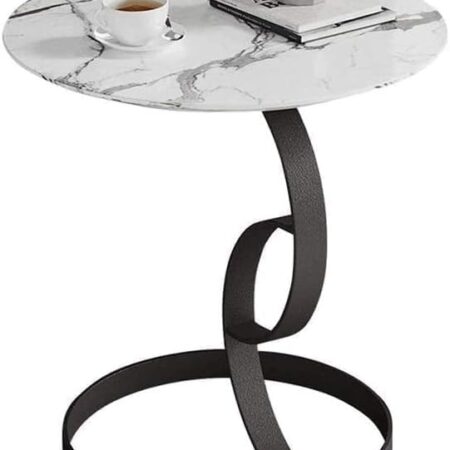 Emirates Living Side End Table, Lightweight Portable Nordic Coffee Table, Easy to Assemble, for Small Space - Living Room Bedroom Balcony