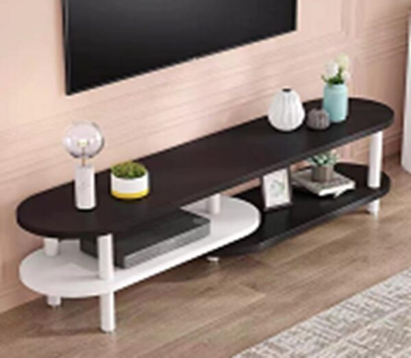 Emirates Living Double Layer Storage Console Table, Modern Simplicity TV Cabinet, Multifunction Wall Console Table - Image 5