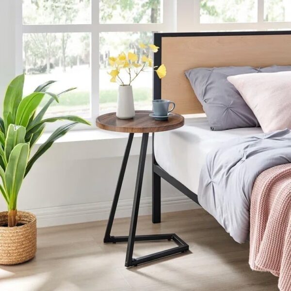Emirates Living Sofa Tables For Living Room,simple Mobile Coffee Table For Living Room Dining Home Farmhouse Office Balcony Outdoor Center Table With Metal Legs (WHITE) - Image 10
