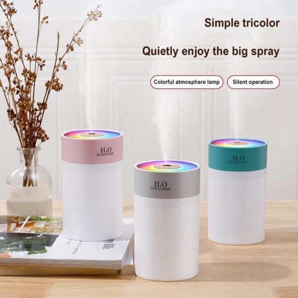 Emirates Living Humidifiers for Bedroom Baby Room with Night Light, Cool Mist Humidifier for Home,(EJ-21149) Office & Plant, Auto-Off,Quiet Operation with 360° Rotation Filter Sponge - Image 6