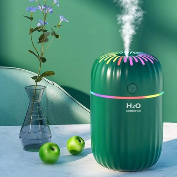 Emirates Living Humidifiers for Bedroom Baby Room with Night Light, Cool Mist Humidifier for Home,(EJ-21382) Office & Plant, Auto-Off,Quiet Operation with 360° Rotation Filter Sponge