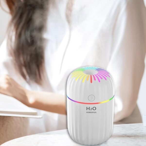 Emirates Living Humidifiers for Bedroom Baby Room with Night Light, Cool Mist Humidifier for Home,(EJ-21382) Office & Plant, Auto-Off,Quiet Operation with 360° Rotation Filter Sponge - Image 5