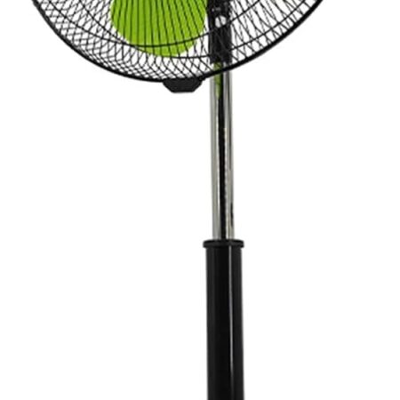 Emirates Living Stylish Black & Green Adjustable Standing FanSleek Design, Powerful Performance, and Efficient Cooling to Keep Your Space Fresh, Comfortable, and Cool All Day Long