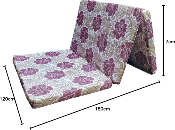 Emirates Living Folding Foam Mattress, Multi Color (‎180 x 90 x 7 cm) - Image 3