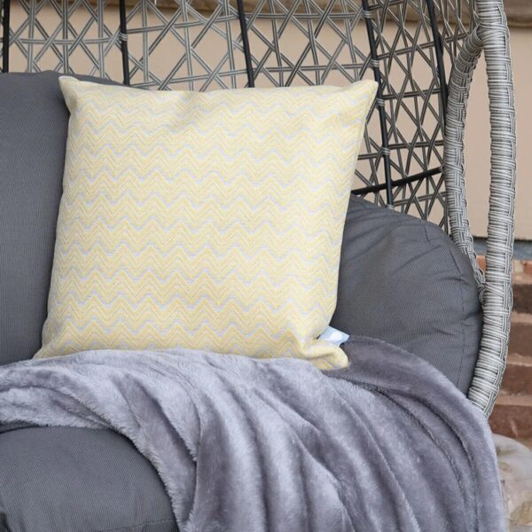 EMIRATES LIVING 2 Persons Rattan Swing Seat Furniture Outdoor Chair, Garden Patio Swing Chair Comfortable Balcony Hanging Basket Wicker (GRAY) - Image 7