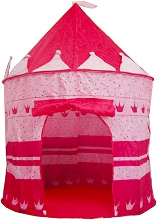 Emirates Living Princess Castle Play Tent Conveniently Folds in To Carrying Case, This Foldable Pop Up Play Tent/House Toy for Indoor & Outdoor Use (PINK) - Image 7