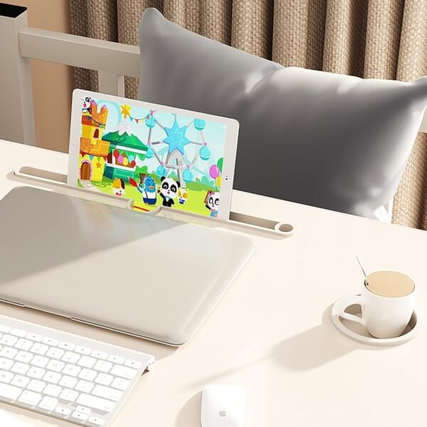Emirates Living Portable Folding Laptop Desk for Bed，With iPad and Cup Holder Adjustable Lap Tray Notebook Stand, Foldable Non-Slip Legs Reading Table Tray for working (Green) - Image 22