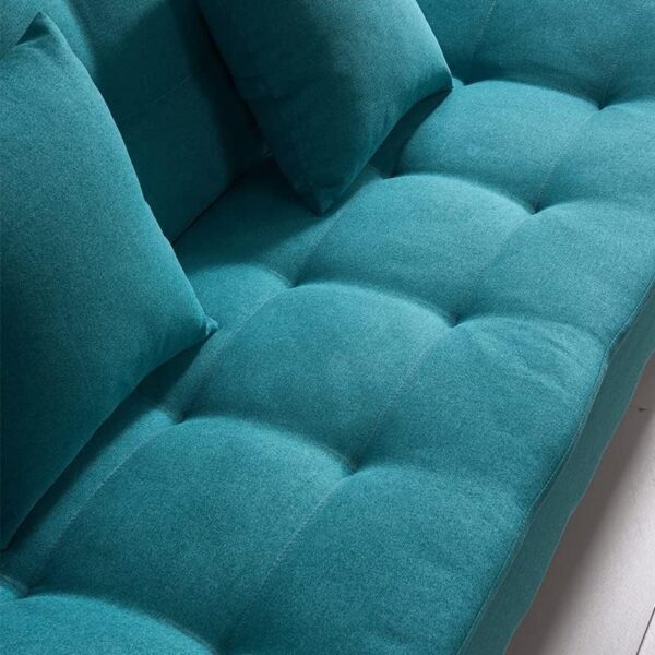 Emirates Living Fabric Multifunction Folding Foam Sofa Bed Set Living Room (Chocolate) - Image 13