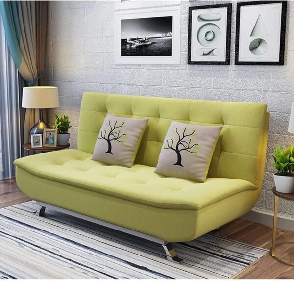 Emirates Living Fabric Multifunction Folding Foam Sofa Bed Set Living Room (Turqoise) - Image 14