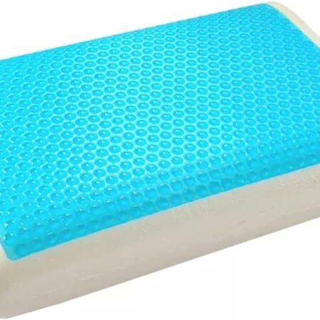 EMIRATES LIVING Memory Foam Pillows for ing Cervical pillow Gel Neck Pillow Bed Pillow for Side Back and Stomach Soft and Comfortable with Washable Pillowcase (60x40x13CM)
