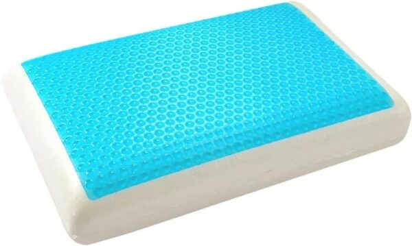 EMIRATES LIVING Memory Foam Pillows for ing Cervical pillow Gel Neck Pillow Bed Pillow for Side Back and Stomach Soft and Comfortable with Washable Pillowcase (60x40x13CM)