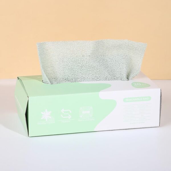 EMIRATES LIVING Cleaning Cloth, Glass Towel, Kitchen Towel Cloth, Reusable 20 Pcs/Box Grab Rag, Strong Water and Oil Absorption Rags, Washable (PINK) - Image 5