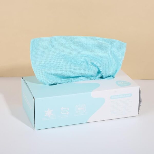EMIRATES LIVING Cleaning Cloth, Glass Towel, Kitchen Towel Cloth, Reusable 20 Pcs/Box Grab Rag, Strong Water and Oil Absorption Rags, Washable (PINK) - Image 7