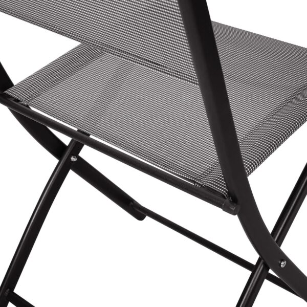 Emirates Living Patio Chairs, Stackable Patio Chairs with Armrests and Breathable Seat Fabric, Outdoor Dining Chair for Patio, Pool Side, Backyard | steel frame with powder coating (Classic, Black) - Image 16