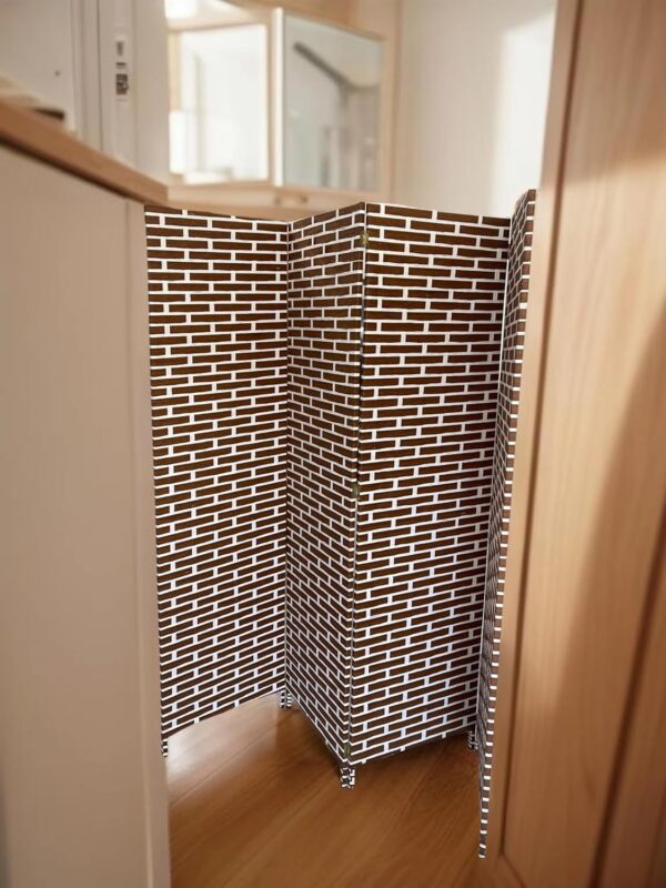 Emirates Living 4-Panel Room Dividers and Folding Privacy Screens Partition Walls for Bedroom Rattan Screen Divider Portable Freestanding Privacy Wall (A5) - Image 15