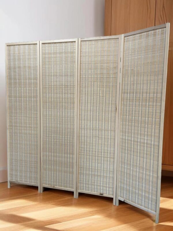 Emirates Living 4-Panel Room Dividers and Folding Privacy Screens Partition Walls for Bedroom Rattan Screen Divider Portable Freestanding Privacy Wall (A8) - Image 25