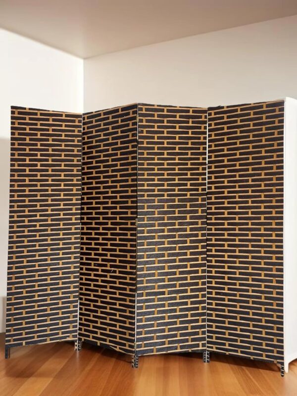 Emirates Living 4-Panel Room Dividers and Folding Privacy Screens Partition Walls for Bedroom Rattan Screen Divider Portable Freestanding Privacy Wall (A11) - Image 10