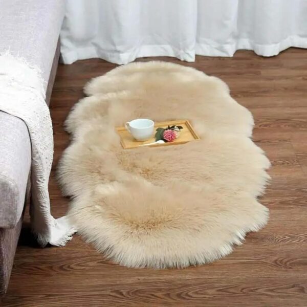 Emirates Living Ultra-Soft Fluffy Rug Faux Sheepskin Fur Area Rug Shaggy Couch Cover Seat Cushion Furry Runner Area Rugs Soft Fluffy Carpets For Living room Size:(60x180 cm) (PINK) - Image 17