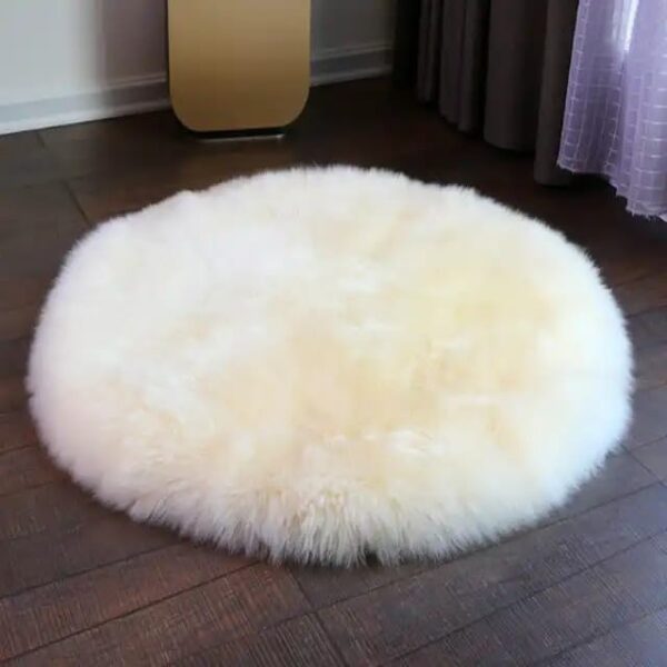 Emirates Living Ultra-Soft Fluffy Rug Faux Sheepskin Fur Area Rug Shaggy Couch Cover Seat Cushion Furry Runner Area Rugs Soft Fluffy Carpets For Living room Size:(60x60 cm) (BABY PINK) - Image 10