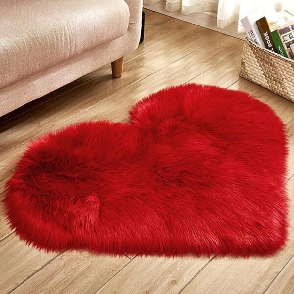 EMIRATES LIVING Ultra-Soft Fluffy Rug Faux Sheepskin Fur Area Rug Shaggy Couch Cover Seat Cushion Furry Runner Area Rugs Soft Fluffy Carpets For Living room Size:(70x90 cm) (PINK) - Image 9