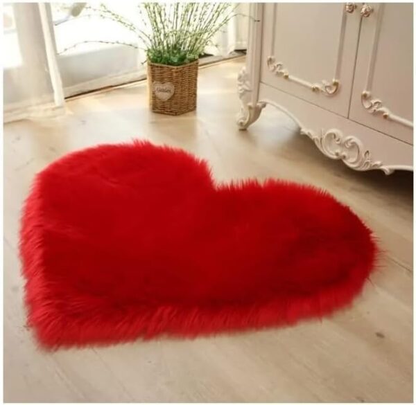 EMIRATES LIVING Ultra-Soft Fluffy Rug Faux Sheepskin Fur Area Rug Shaggy Couch Cover Seat Cushion Furry Runner Area Rugs Soft Fluffy Carpets For Living room Size:(70x90 cm) (PINK) - Image 10