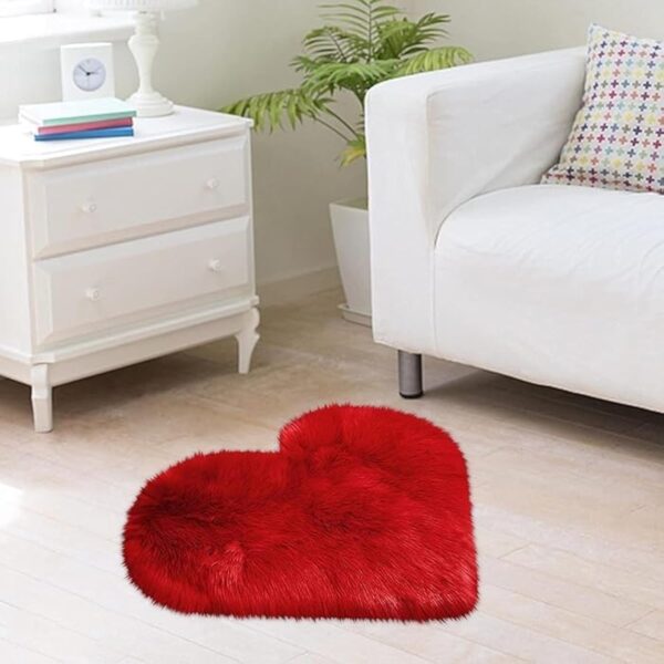 EMIRATES LIVING Ultra-Soft Fluffy Rug Faux Sheepskin Fur Area Rug Shaggy Couch Cover Seat Cushion Furry Runner Area Rugs Soft Fluffy Carpets For Living room Size:(70x90 cm) (BABY PINK) - Image 3