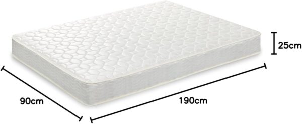 Emirates Living Ortho Medical Mattress 2-Year Warranty (W 90 cm x L 190 cm (UK - Single), 25) - Image 3