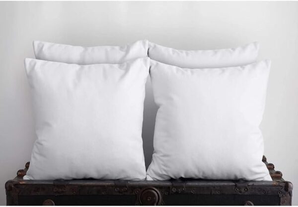 Emirates Living Luxury Cushion Filler, Decorative Pillow Inserts (Pack of 2, White) - Square Indoor Bed and Couch Pillows - Hollowfibre Cushion Fillers (Pack of 2, 35 x 35 cm) - Image 4