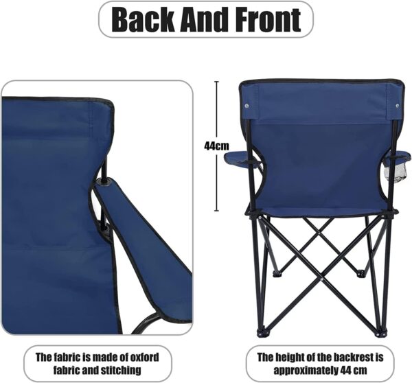 Emirates Living Foldable Beach And Garden Chair (DARK BLUE) - Image 3