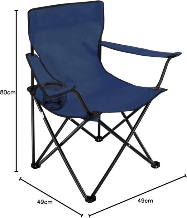 Emirates Living Foldable Beach And Garden Chair (DARK BLUE) - Image 6