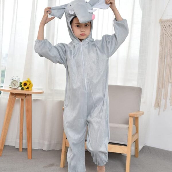 Emirates Living Costume for Kids, Tiger Jumpsuit Costume for Halloween Dress Up Cosplay Fancy Dress Party â€“ Animal Costumes for Kids