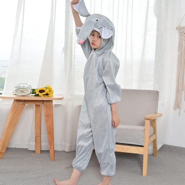 Emirates Living Costume for Kids, Tiger Jumpsuit Costume for Halloween Dress Up Cosplay Fancy Dress Party â€“ Animal Costumes for Kids - Image 3