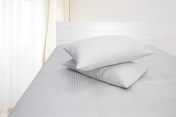 Emirates Living 1Piece Hotel Quality Cotton Pillow 300TC 50x70cm, White, Cooling Pillows for Side and Back Sleepers, Soft and Breathable, King - Image 6