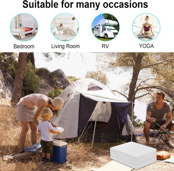 Emirates Living Folding Foam Mattress White Color - Image 4